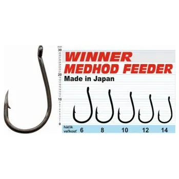 Rybářský háček Háček - Profi Method Feeder MF X7 / 10ks balení vel.8