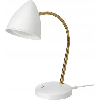 Lampička IKEA ISNALEN LED Stolní lampa, bílá / mosaz