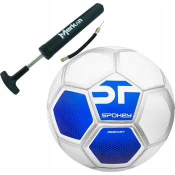 Fotbalový míč Šitý fotbalový míč tréninkový rekreační na trávu velikost 5 + pumpička