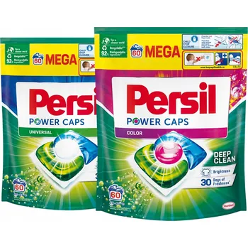 Kapsle na praní Persil Power Caps prací kapsle MIX sada 120 ks + dárek