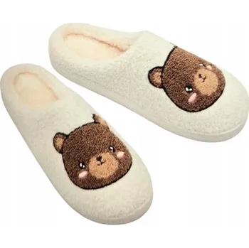 Dámské pantofle Teplé pantofle Cleve krémové MEDVÍDCI velikost 38