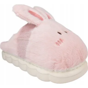 Dívčí bačkory Permani dětské papuče růžové, velikost 30-31