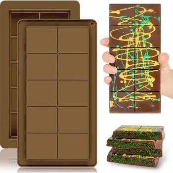 Forma na pečení Silikonová forma na čokoládu TABULKA NA DUBAJSKOU čokoládu dubajská