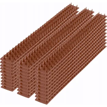Odpuzovač zvířat HROTY PROTI PTÁKŮM HOLUBŮM PROTI PTAKŮM 50 cm VELMI HUSTÉ PLASTOVÉ 30 ks