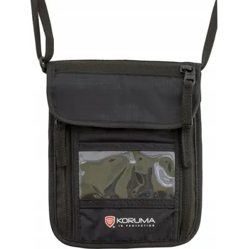 Ledvinka Cestovní pouzdro na doklady, kapsa na krk s RFID ochranou proti krádeži KORUMA