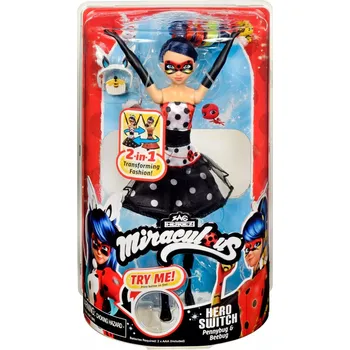 Panenka Kouzelná Beruška a Černý kocour PANENKA Pennybug Hero Switch, změna oblečení