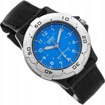 Hodinky DĚTSKÉ HODINKY LORUS RRX91FX9 ČERNÉ S ŘEMÍNKEM PRO CHLAPCE NEOBRITE