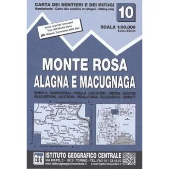 IGC Wanderkarte Monte Rosa, Alagna e Macugnaga