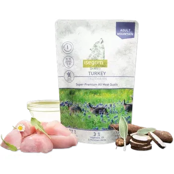 Krmivo pro psa Isegrim ISE Turkey POUCH 410g