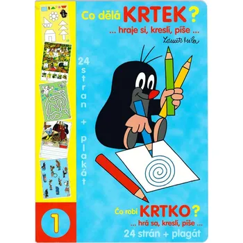 Sešit AKIM AKIM activity book A4 Co dělá Krtek? 595670