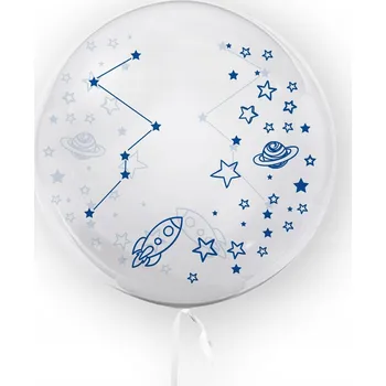 Balónek Foliový balónek Tuban Vesmír 45 cm bílý