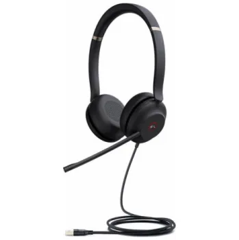Sluchátka Yealink UH37 Dual náhlavní souprava na obě uši s USB konektorem pro Teams
