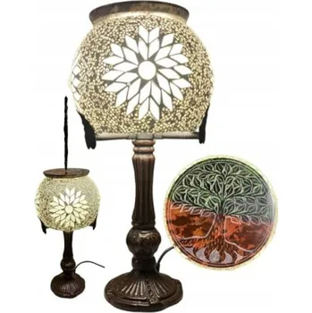 Lampička Stolní lampa Retro vícebarevná E14 38 cm, styl Tiffany