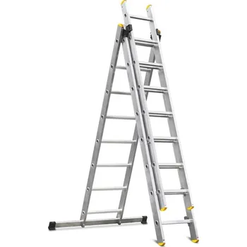 Žebřík Žebřík průmyslový víceúčelový Al 3x8 PRAKTIKMAXMIX Sklad14 g200017 (PRAKTIKMAXMIX Sklad14 )