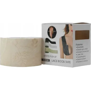 Podprsenka Krajková páska SAMOLEPICÍ pro modelování prsou, podprsenka UNOSZĄCA PushUp BOOB TAPE