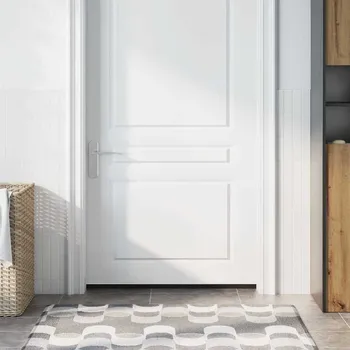 Samolepicí štěrbiny na dveře 6 pcs Bílá 100 cm