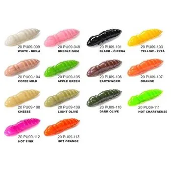 Umělá nástraha Dipované umělé nástrahy Pupa 23mm / 12ks Earthworm