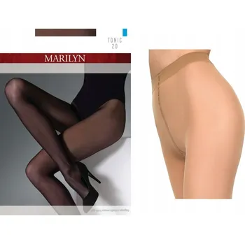 Dámské punčochy Punčocháče hladké Marilyn Tonic 20 DEN béžové Visone velikost 1/2