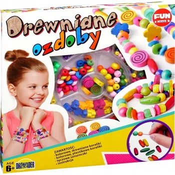 Obraz Kreativní sada - dřevěné korálky a ozdoby