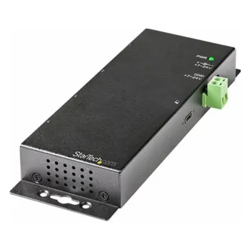 USB hub StarTech.com 4 Port USB C Hub 10Gbps, Metal Industrial USB-C Hub, 2x USB-C & 2x USB-A, ESD Surge Protection, USB-C or USB-A Host, Self-Powered, Mountable USB 3.1 Gen 2 Type-C Hub - Commercial/Rugged U