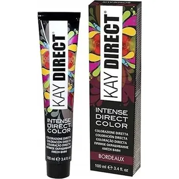 Barva na vlasy Kaypro Barva Kay Direct Intense Color Bordeaux Bordo 100ml Tónovací barva bez amoniaku