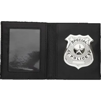 Peněženka Odznak policisty v peněžence Policie Police