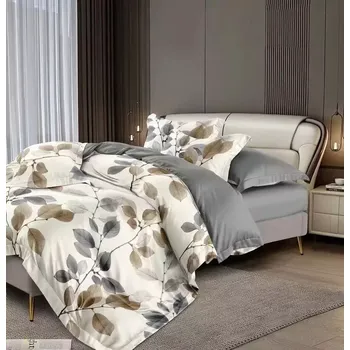 Povlečení Novinka 2025 ! Bavlněné povlečení s 3D efektem na 2 postele -140×200/70×90 cm – 100 % bavlna - KLÁRKA + prostěradlo zdarma