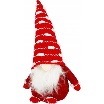 Vrták Skřítek s čepičkou s puntíky - červený