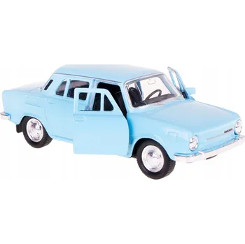 autíčko SKODA 100 WELLY METAL MODEL 1:34/39 MODRÁ
