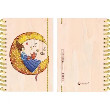 Notes A6 Cozywood, vícebarevný