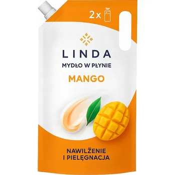 Mýdlo LINDA Krémové tekuté mýdlo na ruce MANGO 1L NEW