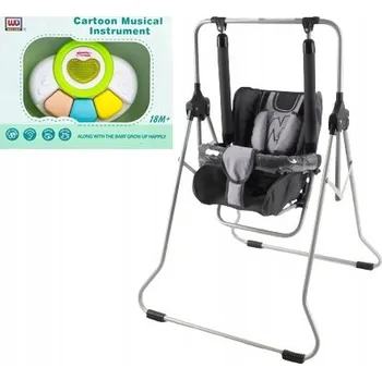 Zahradní houpačka Stojací Houpačka Zahradní Domácí ADBOR N1 3v1 LEHÁTKO barva N-08 + HRAČKA