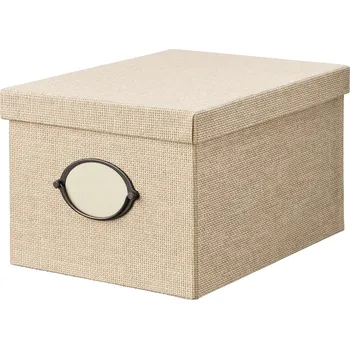 Obraz Krabička IKEA béžová s víkem 25x35x20 cm