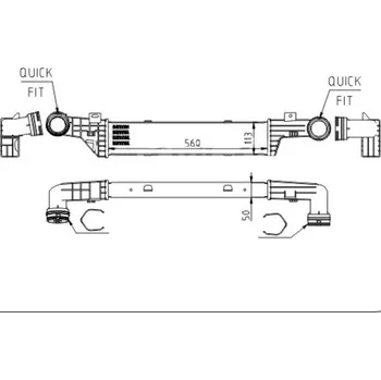 Chladič motoru Chladič turba HART 605 785