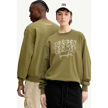 Dámská mikina Bavlněná mikina Inbetweeners S5TWUASW030 zelená 91X, vel. XS