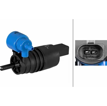 Autosklo Vodní čerpadlo ostřikovače, čistění skel HELLA 8TW 006 848-761