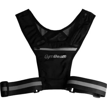 Ledvinka GymBeam Reflexní vesta Pulse S/M černá