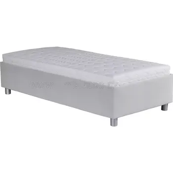 Postel BLANÁŘ Zvýšená čalouněná postel s úložným prostorem NEPTUN 90x200, béžová