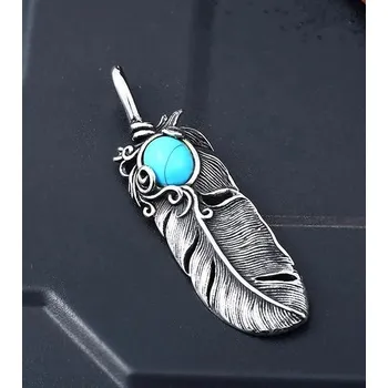 Řetízek Náhrdelník pírko