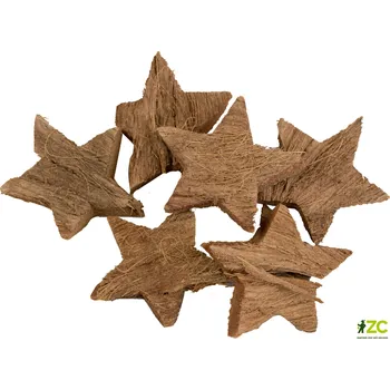 Dekorace - Kokosová hvězda 50 ks
