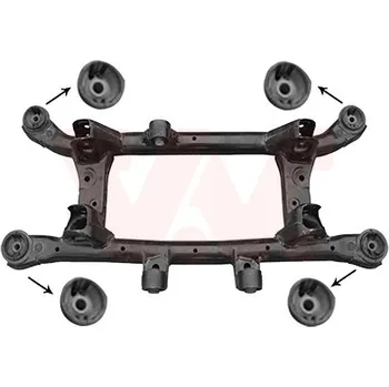Zavěšení kol Tělo nápravy VAN WEZEL 8381629