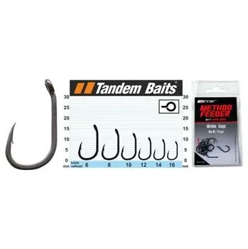 Rybářský háček Háček - Matt Finish Method Feeder Hook Wide Gap 10ks č.6