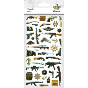 samolepka TITANUM: Vypouklé Samolepky – mix