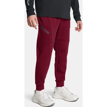 Pánské tepláky Under Armour UA Unstoppable Flc Jgr E 1389353-625 Červená SM