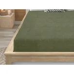 Prostěradlo mikroplyš GRENA 160x200 cm zelené 209335848