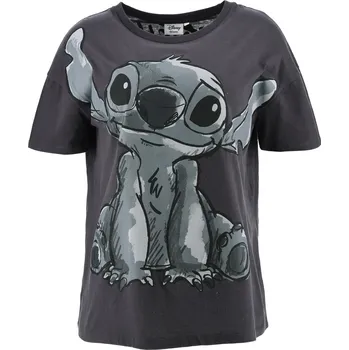 SUN CITY Tričko STITCH antracitová S