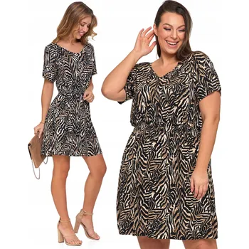 Dámské šaty Moraj šaty pro běžné nošení, klasické, délka ke kolenům, velikost XXL