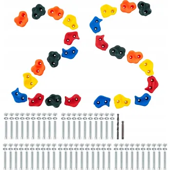 Bezpečnostní kamera VEVOR Kamienie Wspinaczkowe Kolorowe Do Użytku Wewnątrz I Na Zewnątrz