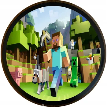 Kulatý stropní Stropní Svítidlo MINECRAFT