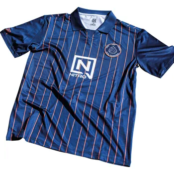 Pánské tričko triko NITRO TEAM JERSEY n.blue/w.red/crm Velikost: L